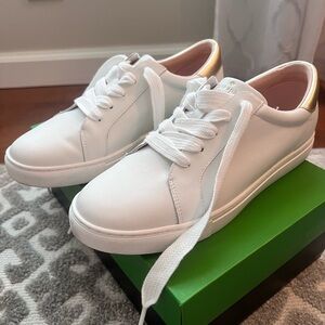 Women's KATE SPADE White Sneakers SIZE 10 (RUNS SMALL like 9.5)